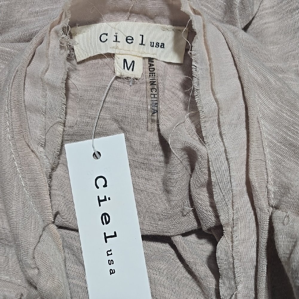 Cream Asymmetrical Ruffled Tunic - Picture 2 of 5